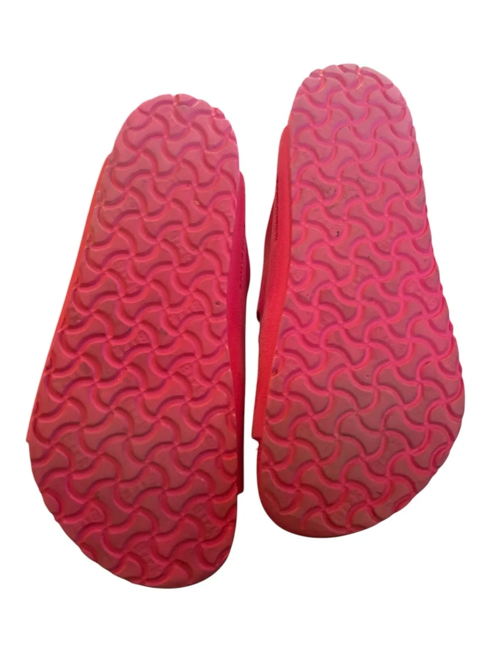 Birkenstock Pink EVA Two-Strap Slide Sandals